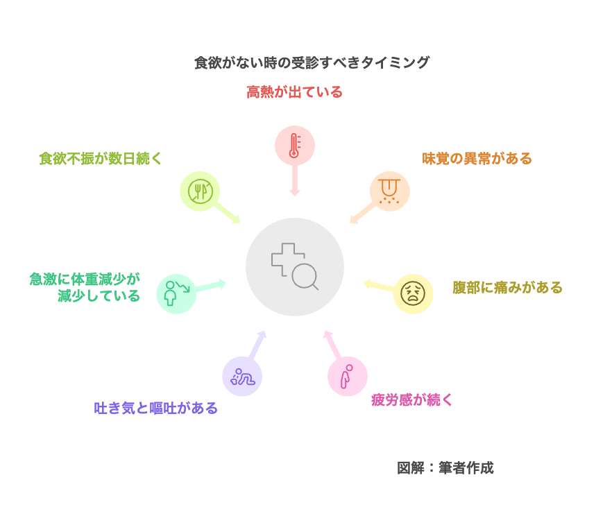 2.食欲がない時の受診すべきタイミング (1)